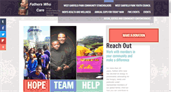 Desktop Screenshot of fatherswhocare.org